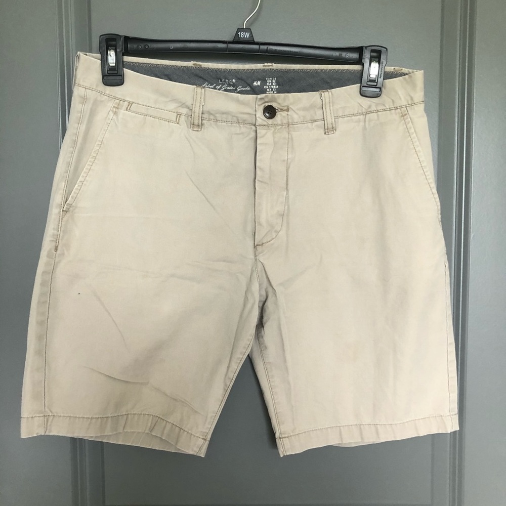 H&M Mens khaki shorts